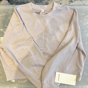 Perfectly oversized Softstreme lululemon crop top lavender